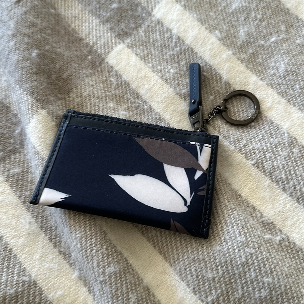 Nwot Tumi Zip Card With Key Chain - image 2